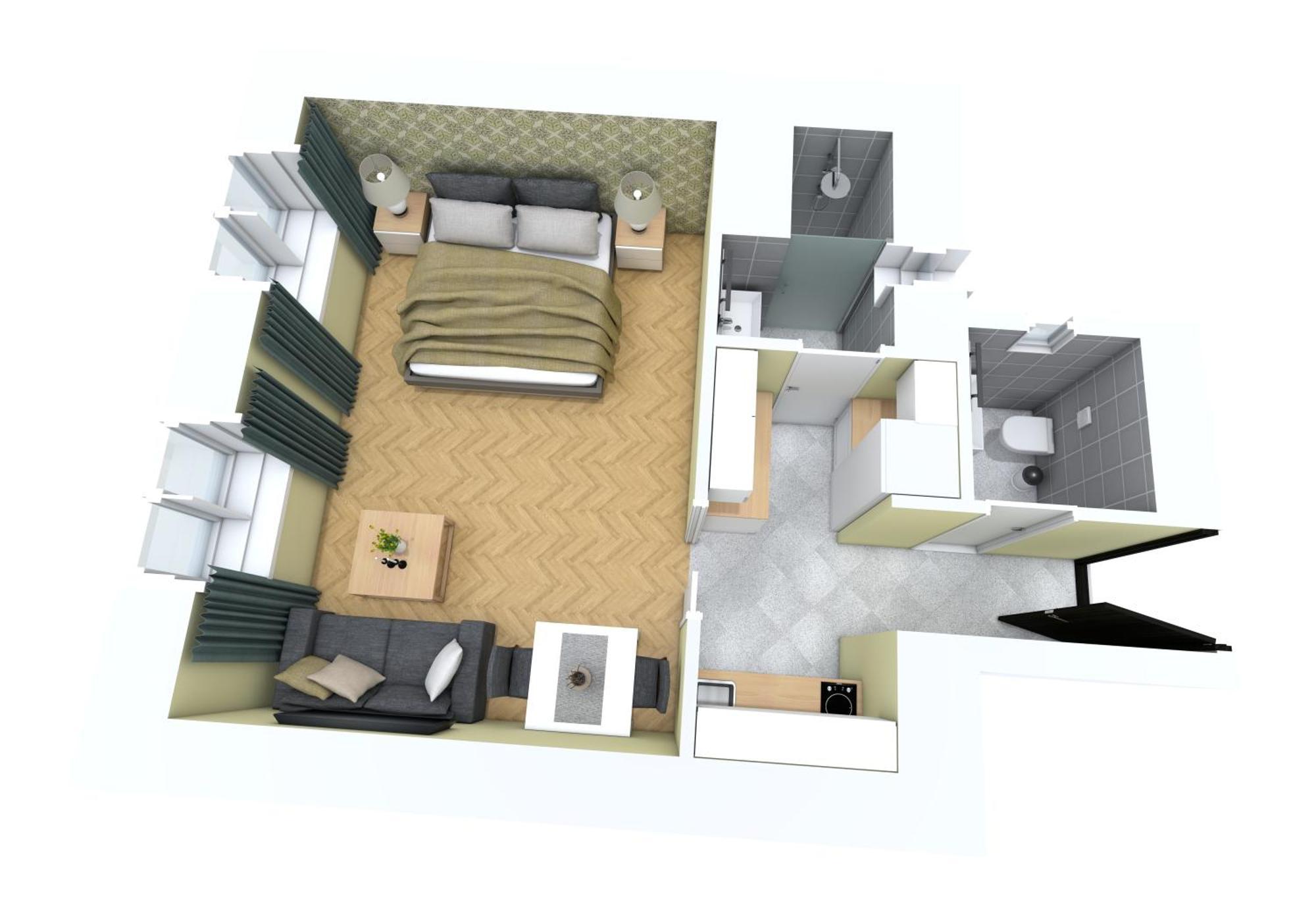Oasis Apartments At Charles Square Prague Ngoại thất bức ảnh