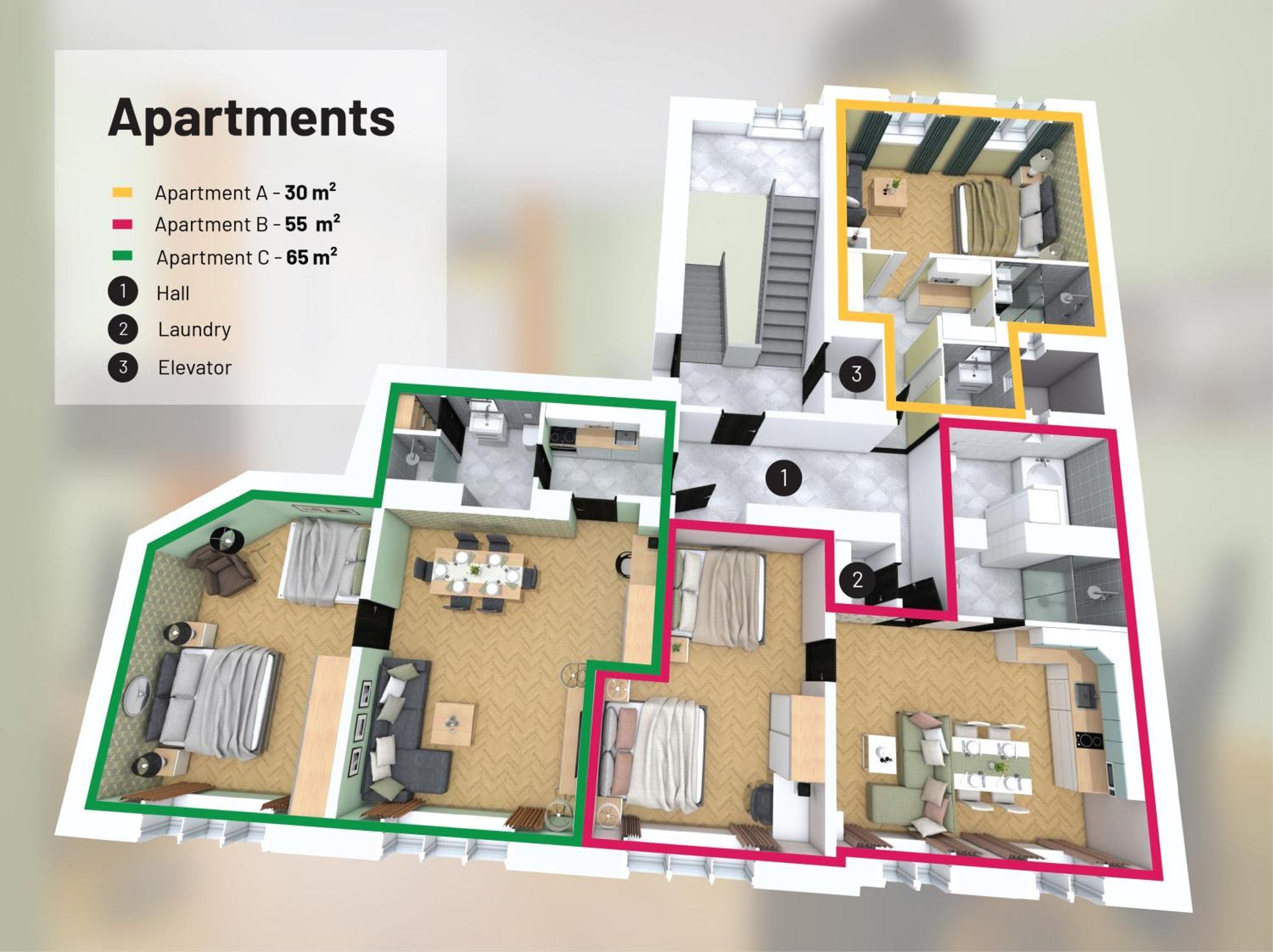 Oasis Apartments At Charles Square Prague Ngoại thất bức ảnh